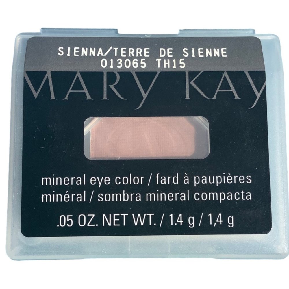 Mary Kay Mineral Eye Color Eyeshadow Sienna .05‎ oz Long Last Sienna 013065 TH15